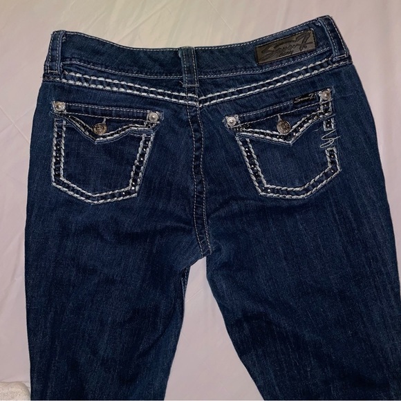 Seven7 Jeans Blue Baby Boot - Picture 6 of 7